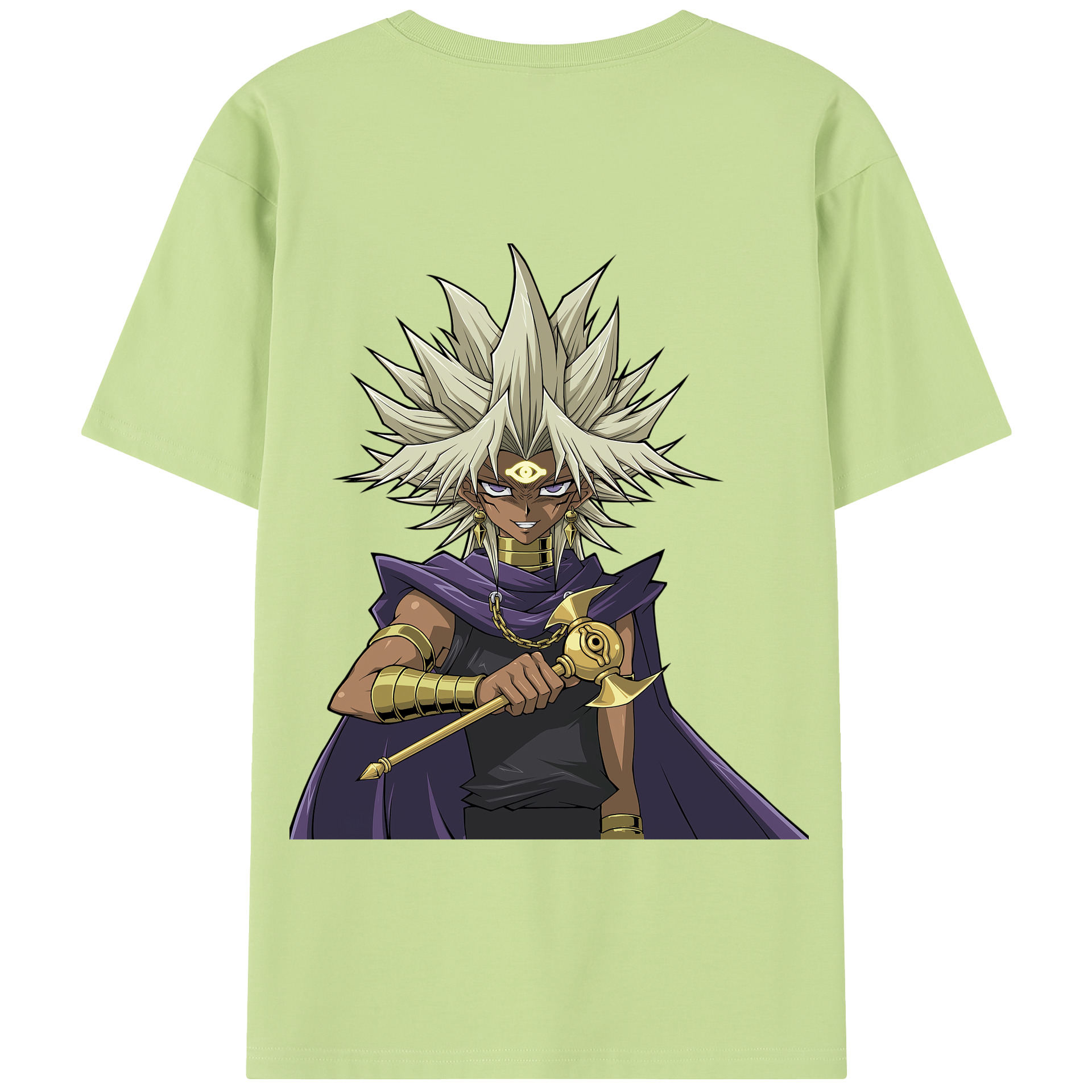 （画像用） 遊☆戯☆王 Yu-Gi-Oh! 綿100％半袖Tシャツ（背面プリント）